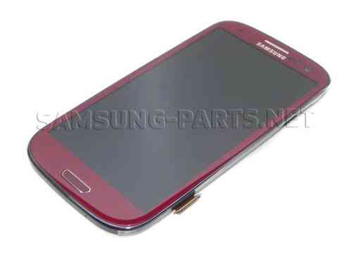 Samsung Galaxy S3 GT-I9300 LCD Screen Red
