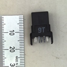 JACK-PHONE 1P/7C SN BLK STRAIGHT 3 6PI 1