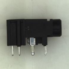 JACK-PHONE 1P/5C AG BLK ANGLE 3.5PI 12X1