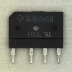 DIODE-BRIDGE  D5SB60 600V 6A SIP-4 ST
