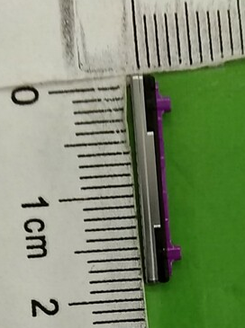 Samsung Galaxy SM-G973/G975 Volume Key White / Silver