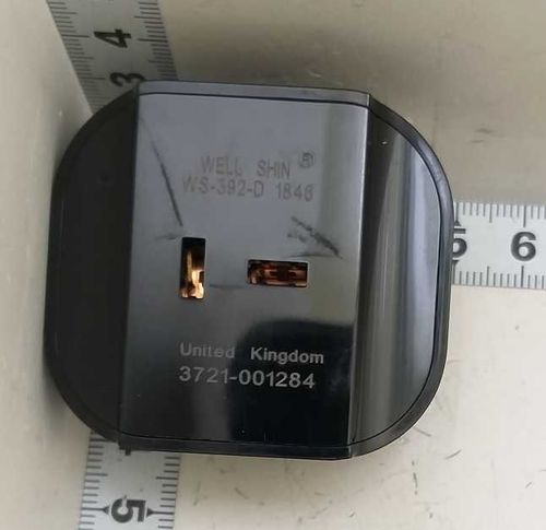 Samsung Adapter UK Plug 3P NI 15 BLACK 17.5MM UN