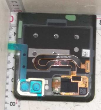 Samsung Galaxy Z Flip SM-F700F Back Cover Sub LCD Gold