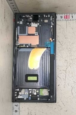 Samsung Galaxy S23 Ultra SM-S918B Middle Frame Black