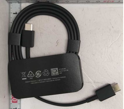 Samsung Galaxy Buds3 / Buds3 Pro Black USB Data Cable